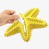 Juguete Perro Dental Morder Higiene Estrella Marina Flotante Color Variante Amarillo