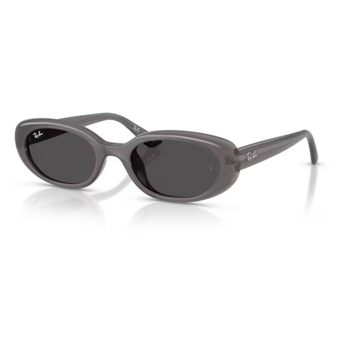 RayBan Oval Gris Traslucido