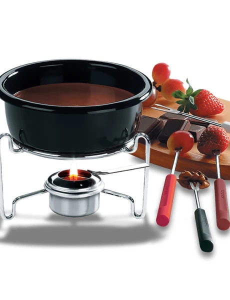 SET FONDUE 7PCS ESMALTADO SET FONDUE 7PCS ESMALTADO