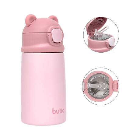Vaso térmico doble pared rosa