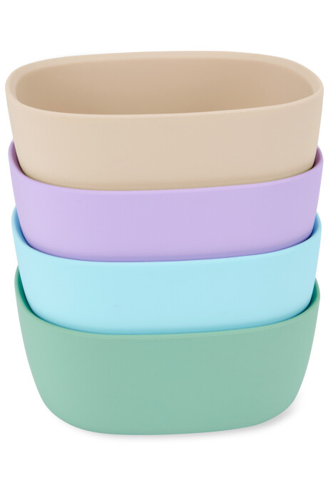 Bowl de silicona, beige Sin color