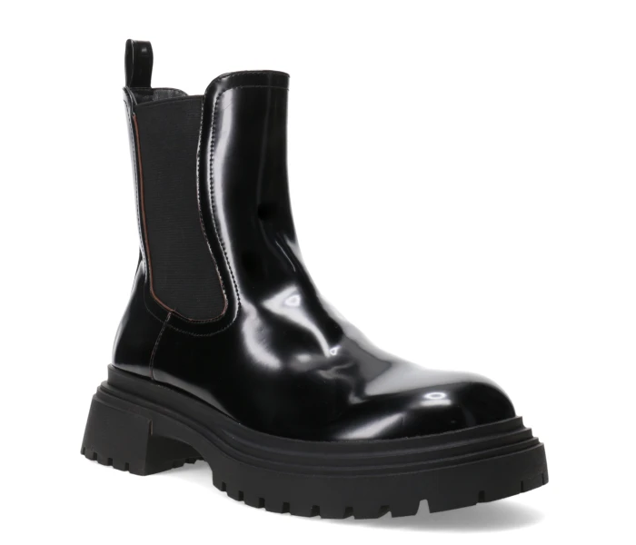 Bota HARPERS tipo chelsea con elasticos laterales Black