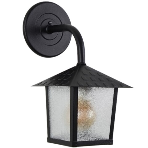 APLIQUE COLONIAL NINA CUADRADO E27 - NEGRO APLIQUE COLONIAL NINA CUADRADO E27 - NEGRO