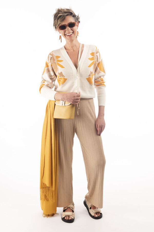 PANTALON TEJIDO PRIMA BEIGE