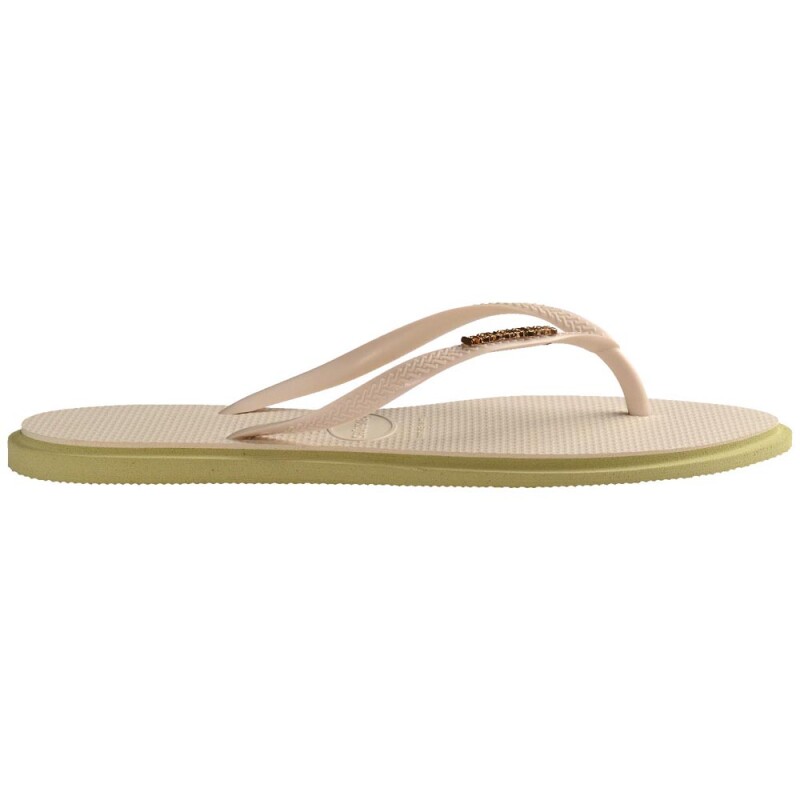 Sandalias Havaianas Slim Point FC Mujer Verde Mandacaru Beige
