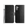Flip cover para Samsung Galaxy A55 diseño flores color negro Flip Cover Para Samsung Galaxy A55 Diseño Flores Color Negro