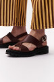 Sandalia Sol Marron