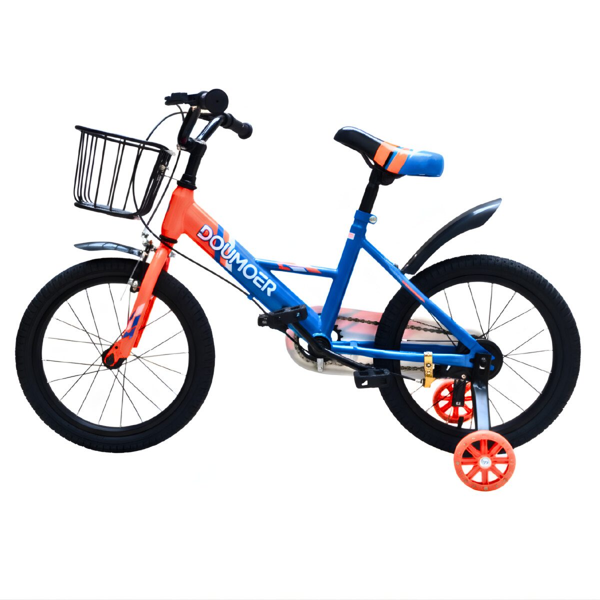 Bicicleta Infantil Doumoer R16 Canasto Parrilla Guardabarros - Azul 1 
