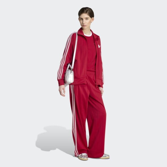 Campera Adidas Pinstripe Firebird Rojo