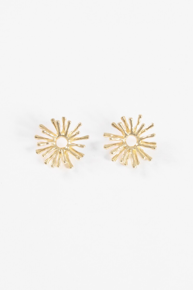 Caravanas fugaz dorado