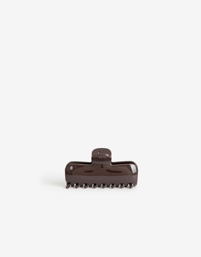 Broche Acrilico Marron Chocolate