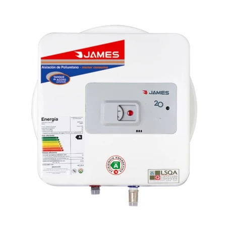 Termotanque Calefón De Acero James 20lts Termotanque Calefón De Acero James 20lts
