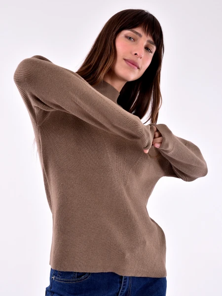 BUZO VIOLET MARRON MEDIO