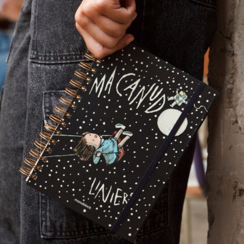 Cuaderno A5 anillado rayado Astronauta Cuaderno A5 anillado rayado Astronauta