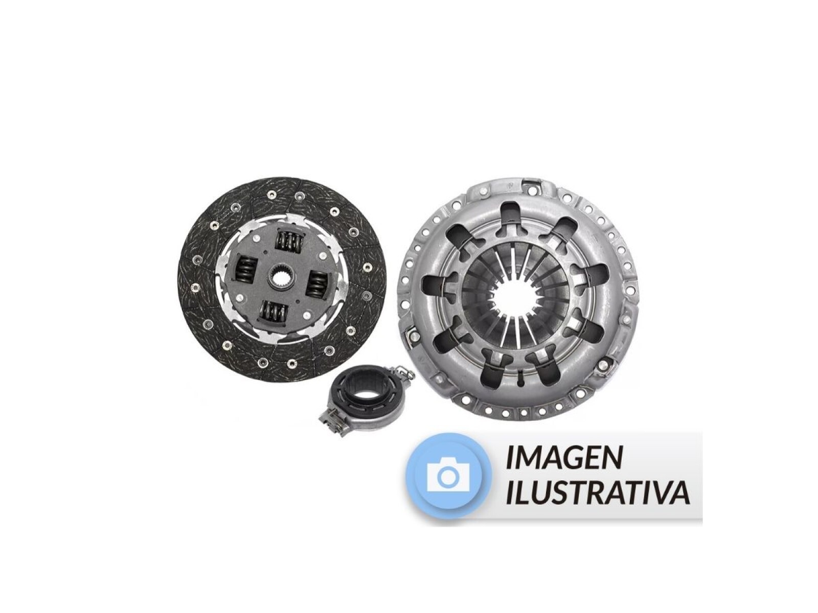 Kit Embrague Cnc Chana/Foton/Effa/Daewoo/Piaggio/DFM/Suzuki C/Volante Cajon Ø180-Est.18 