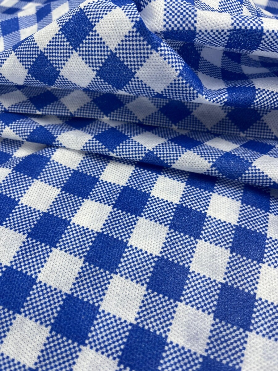 TNT ESTAMPADO xadrez azul