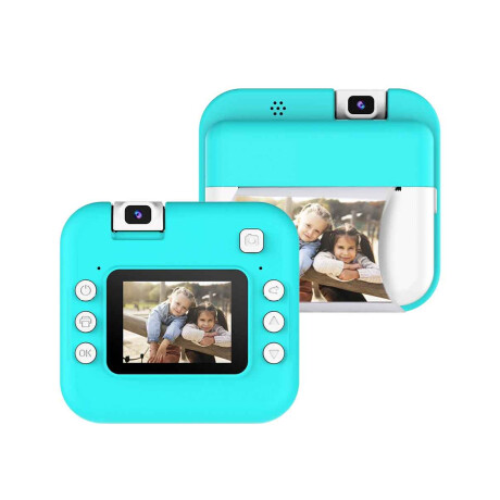 Cámara Instantánea Infantil con doble modo Verde Cámara Instantánea Infantil con doble modo Verde