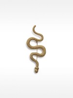 Broche De Serpiente dorado
