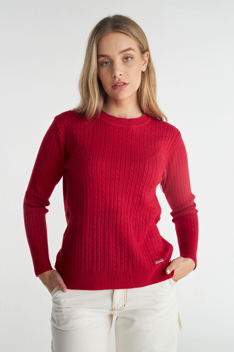 Sweater Persefone - Rojo 