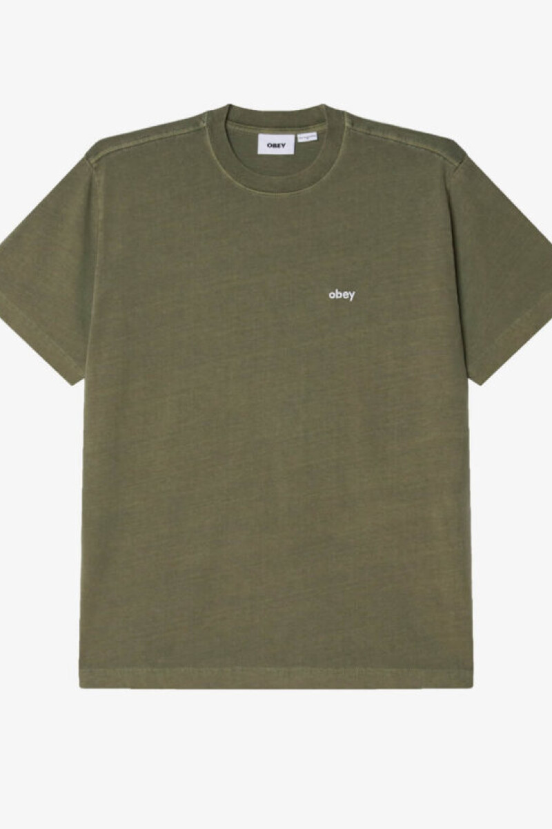LOWERCASE PIGMENT TEE SS Verde