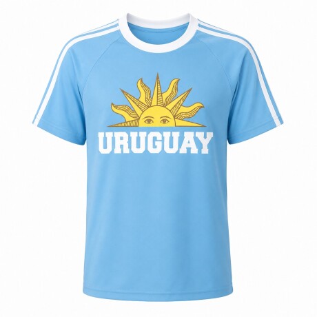 CAMISETA DE NIÑO SOL URUGUAY CELESTE T6 CELESTE