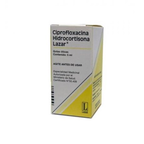 Ciprofloxacina Ótica Lazar 5ml Ciprofloxacina Ótica Lazar 5ml