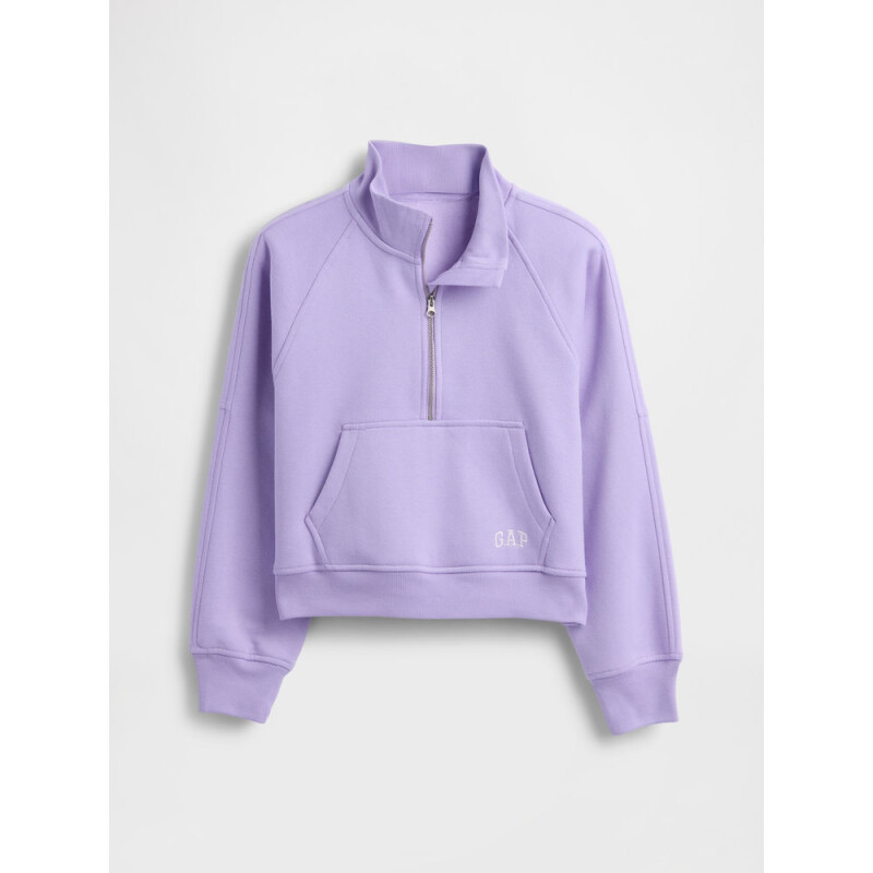 VTG SOFT 1/4 ZIP KANGA PO WARM VIOLET 568