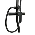 BARRAL DE DUCHA CON GRIFERIA - NEGRO BARRAL DE DUCHA CON GRIFERIA - NEGRO