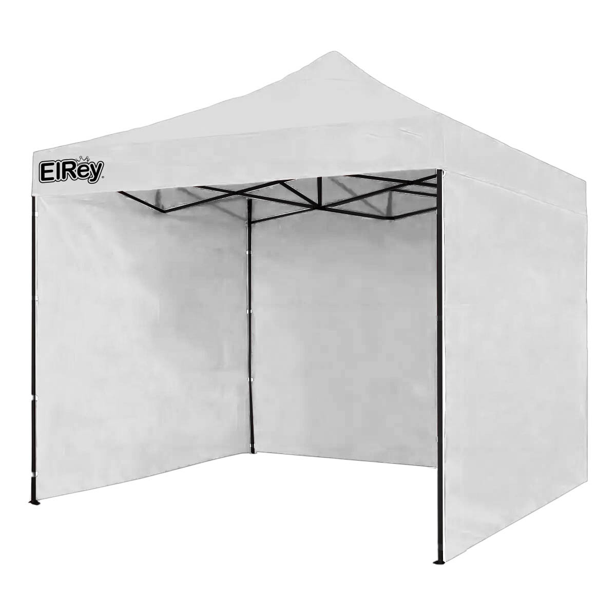 Gazebo 2.5x2.5mt Toldo Uv30 Impermeable + 3 Paredes - Blanco 