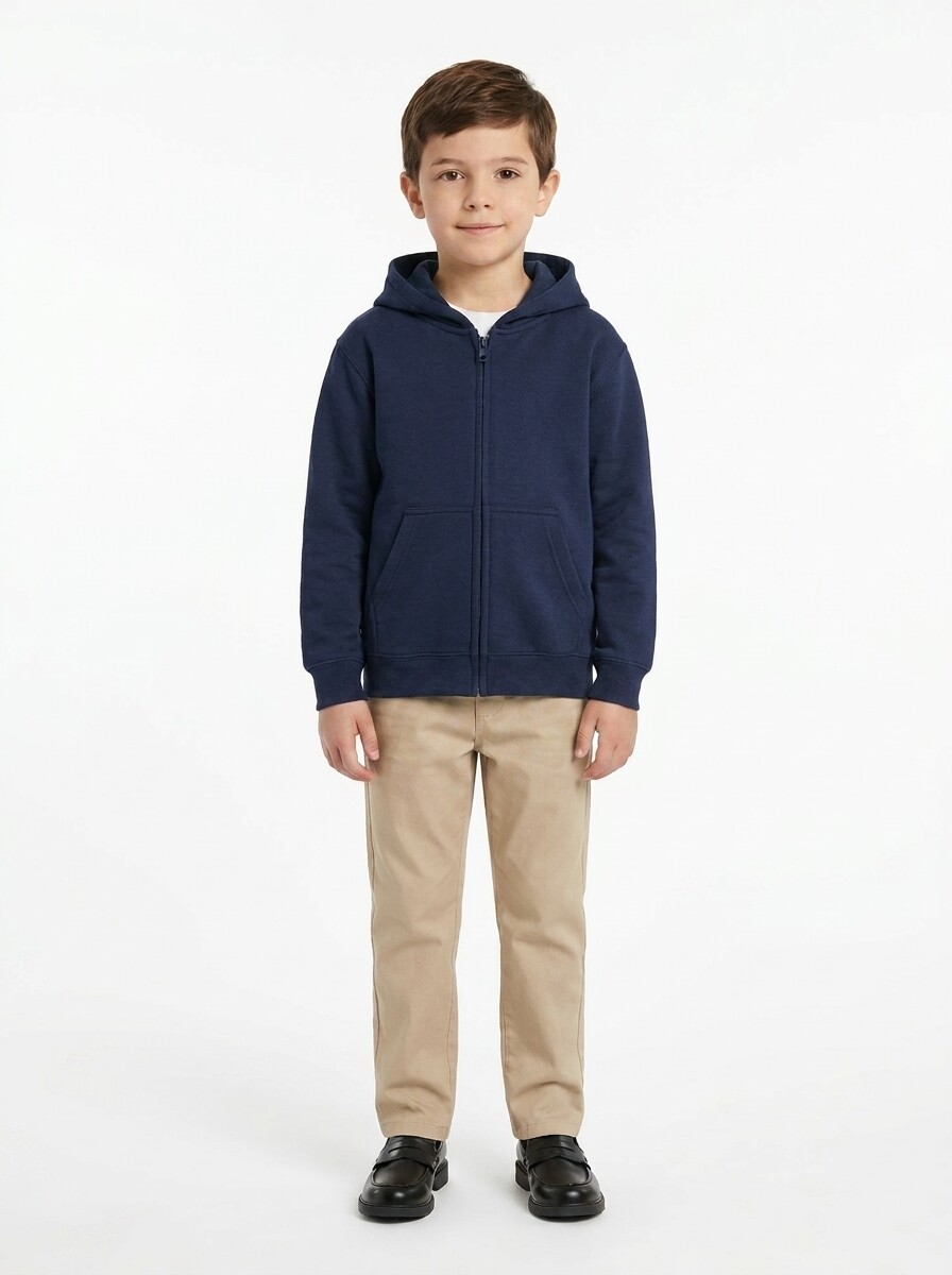 Campera deportiva clásica con capucha - UNISEX - Azul marino 