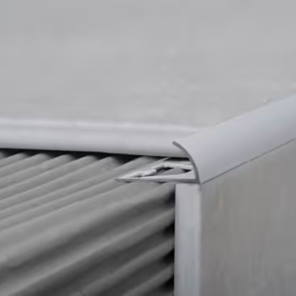 Aluminio Guardacanto Arco 6 mm x 10mm x 2,5m Natural Aluminio Guardacanto Arco 6 Mm X 10mm X 2,5m Natural