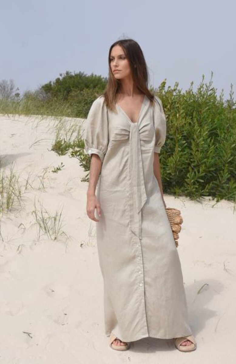 VESTIDO CALA - BEIGE 