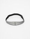 Vinchas Flexibles Halloween Vincha Flexible Con Strass "halloween" - Negro