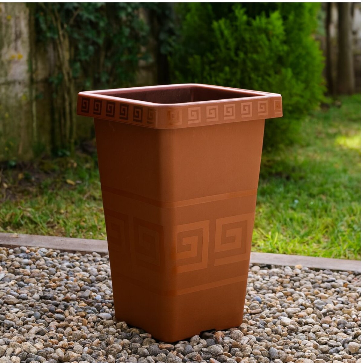 MACETA PIRAMIDAL 10 LITROS TERRACOTA REF 0850 