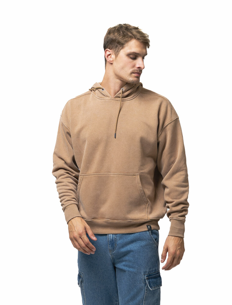 Canguro de Felpa Oversized California Tostado