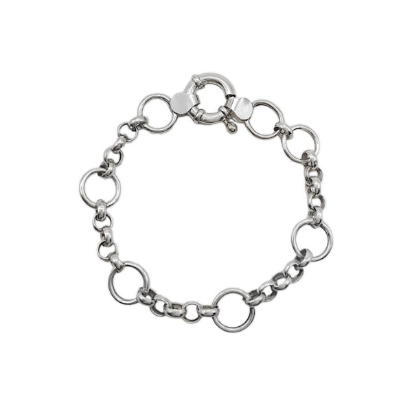 Pulsera Circulos-Plata 925-Sin piedra-PU3053 sinpiedra