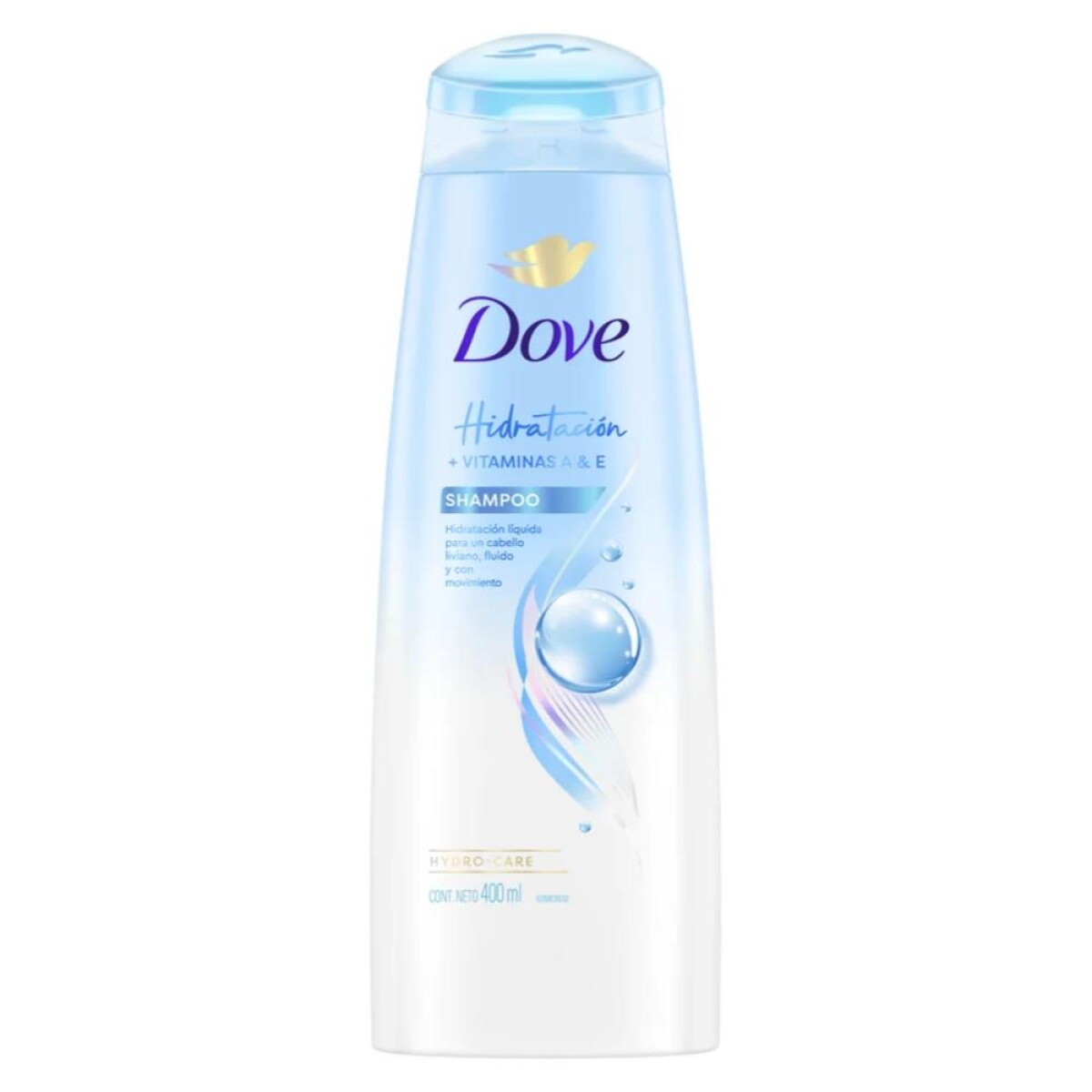 Shampoo Dove Hidratación + Vitaminas A & E 400 ml 