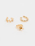 Bijou Cuff Set Set De Cuffs - Dorado