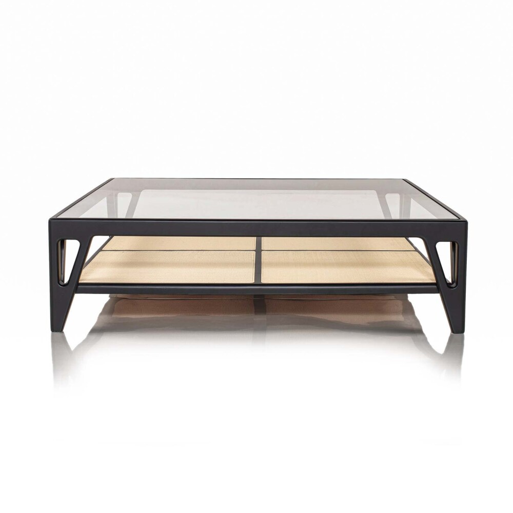 MESA RATONA MADERA-Y-VIDRIO NEGRO ROSA