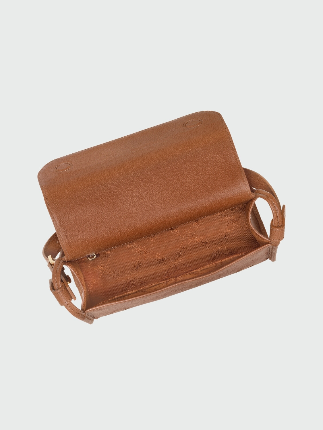 Longchamp - Bolso bandolera de cuero, Le Foulonné. 0