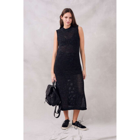 Vestido Lurex Negro
