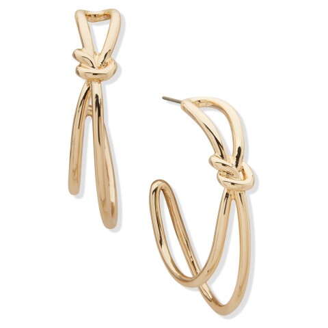 Aro Pe 50Mm Knot C Hoop Pst Gold
