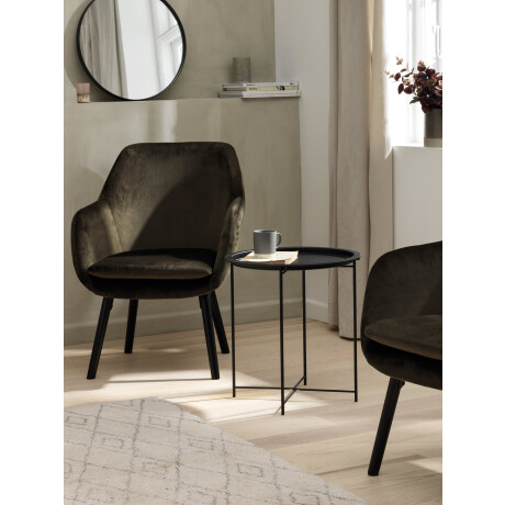 Mesa Auxiliar Randerup Ø47 Negro