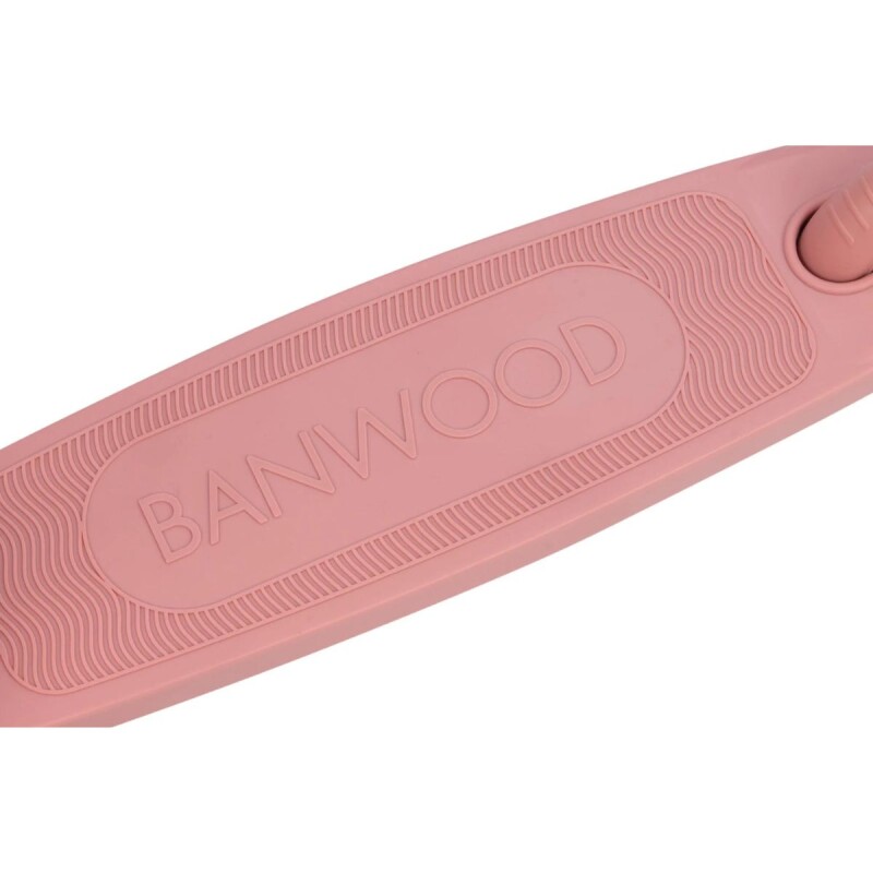 BW-ECO-SCOOTER-CC Monopatín Eco De Tres Ruedas +3 Banwood C/canasto - Raspberry