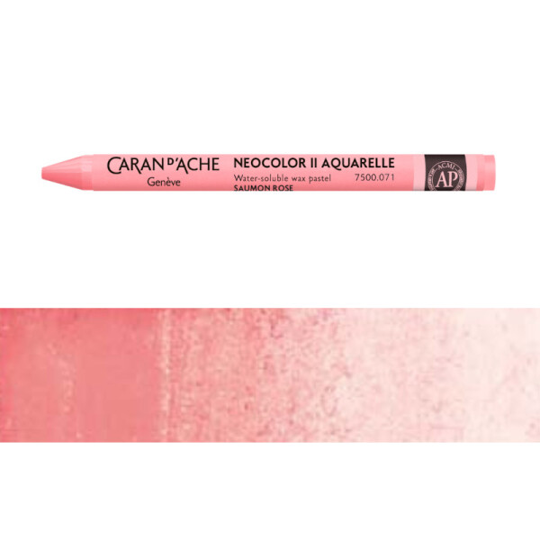 Pastel Neocolor Acuarelle Caran d'Ache Tonos Rosa