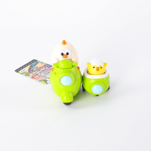 TRICICLO A CUERDA CON MOTOR A PRESIÓN (POLLITO TRICICLO A CUERDA CON MOTOR A PRESIÓN (POLLITO