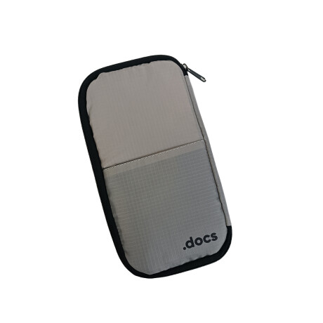 Porta documentos para viaje gris Sc