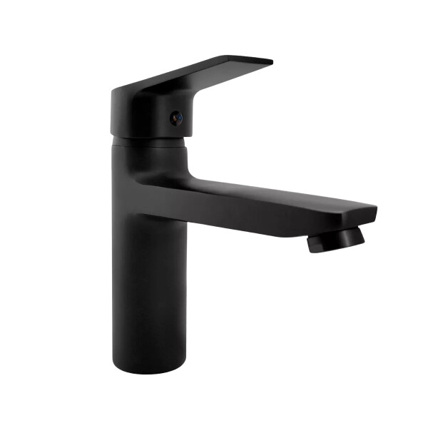 Monocomando para lavatorio, zinc, 35mm, línea U Home, modelo estándar, negro mate. Monocomando para lavatorio, zinc, 35mm, línea U Home, modelo estándar, negro mate.