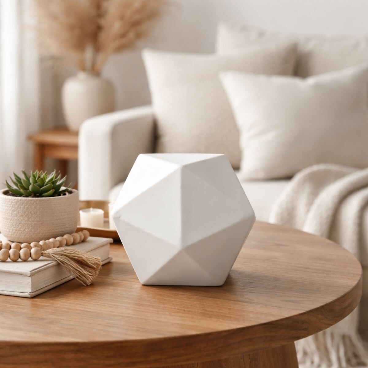 DECORACION GEOMETRIC VIASONO Blanco 