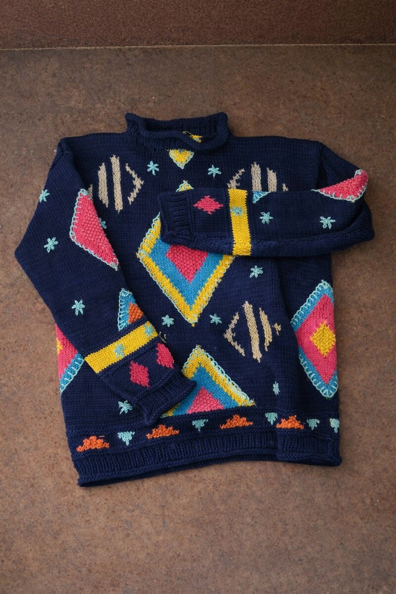Sweater Gitano - Base Azul Marino 
